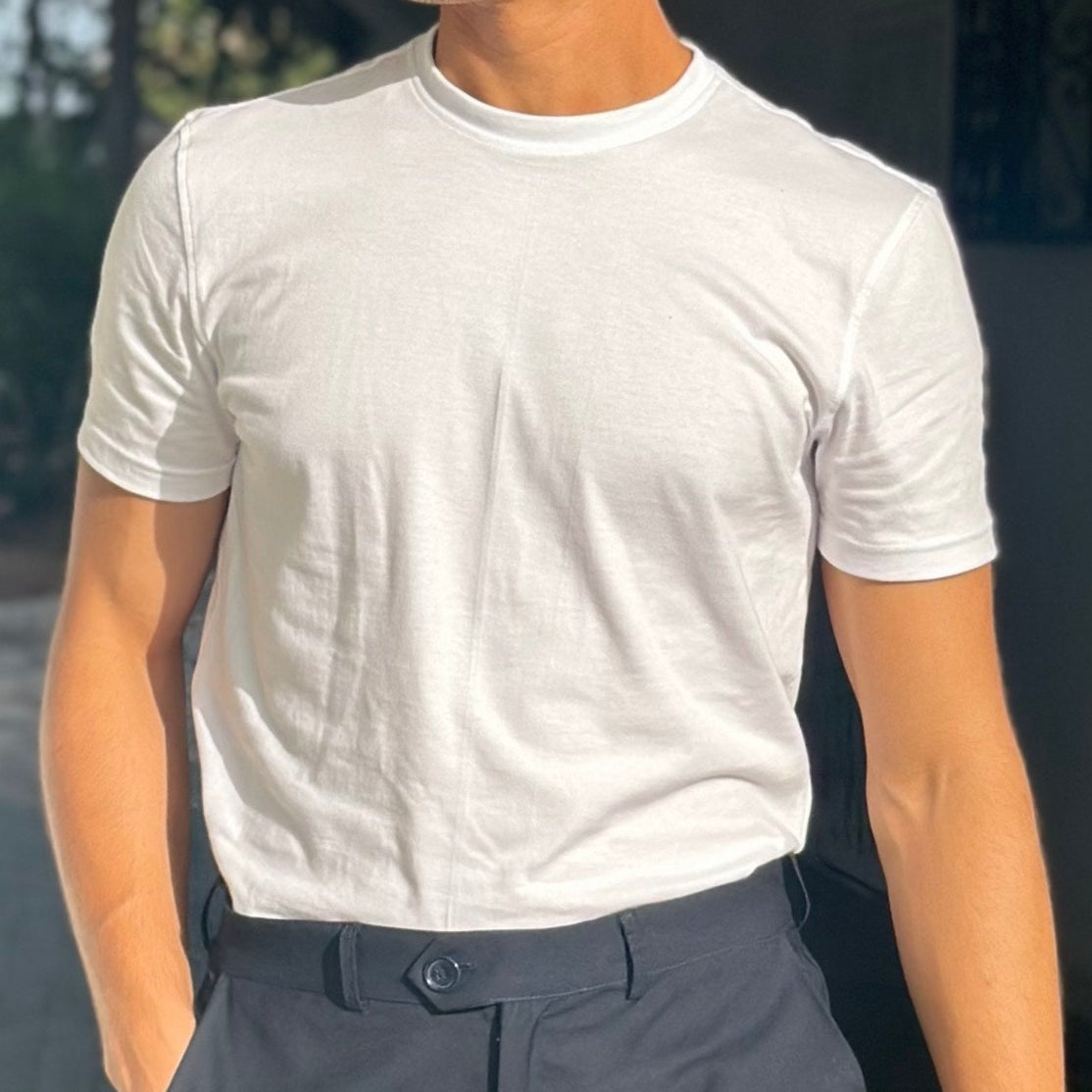White slim fit T-shirt