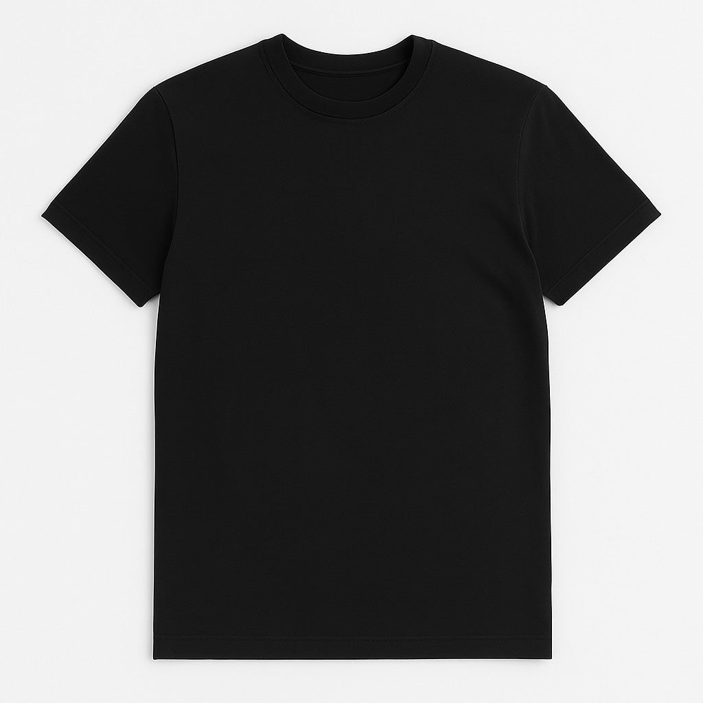 Black slim fit T-shirt