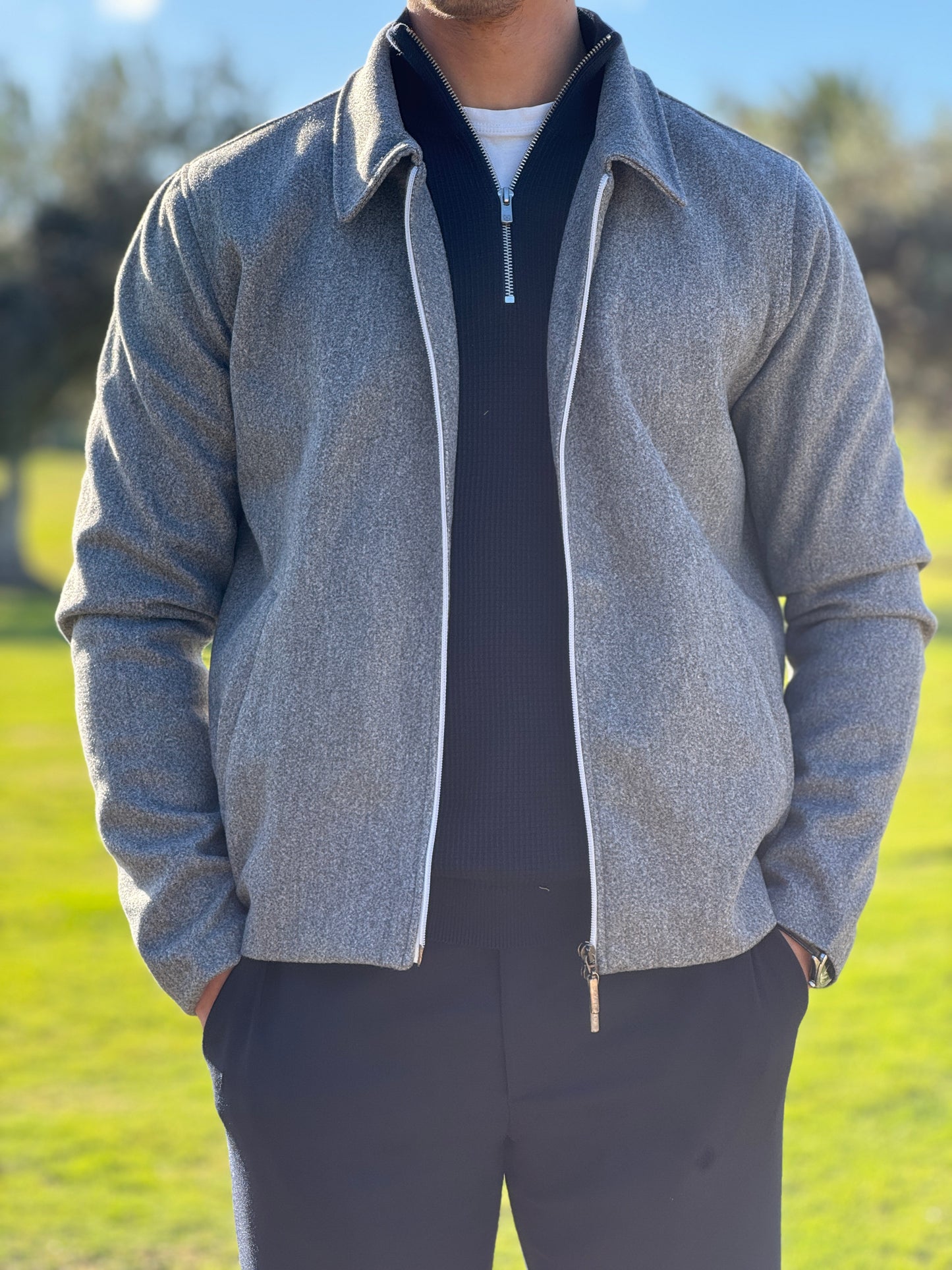 Grey Classic Jacket
