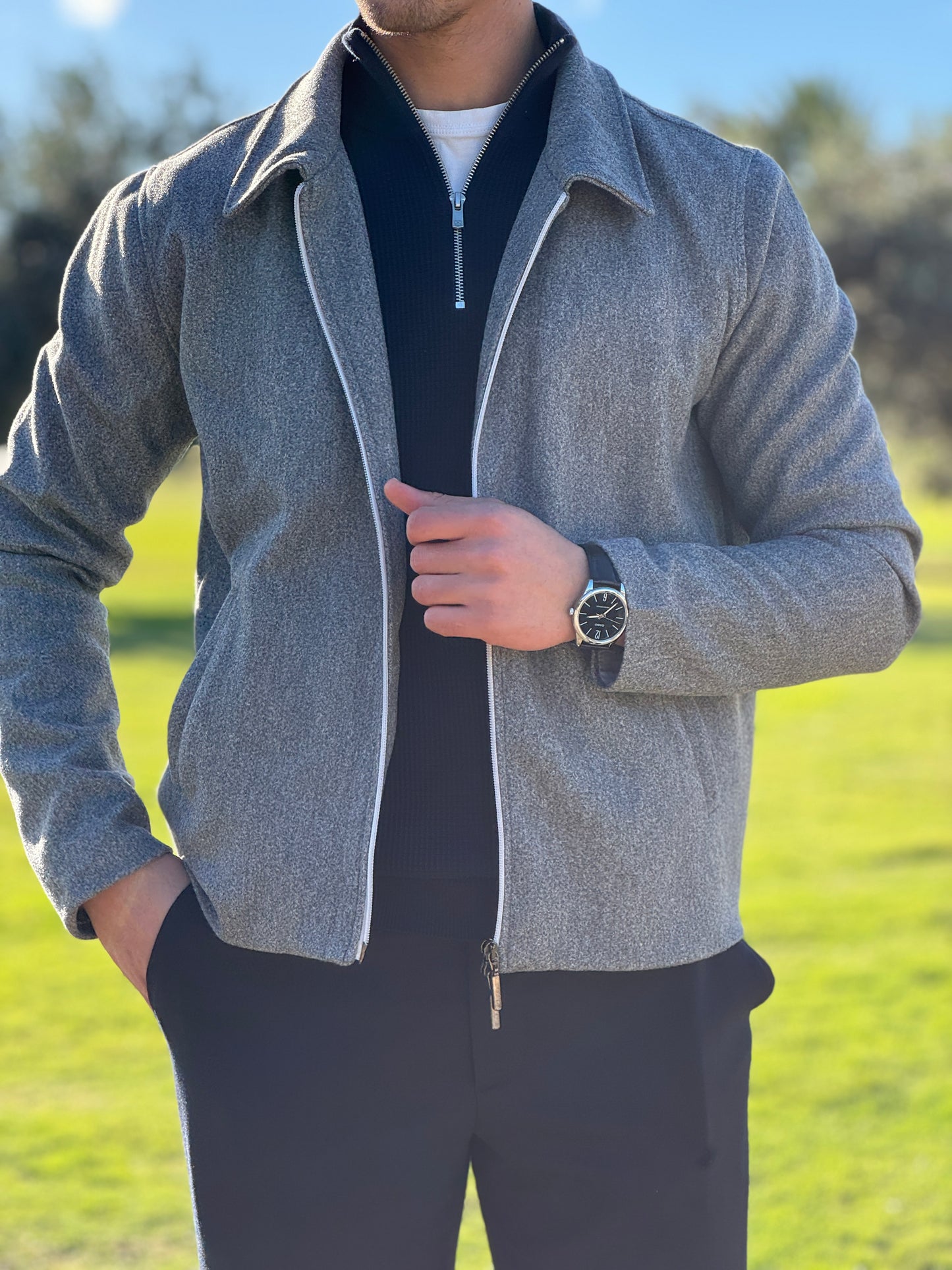 Grey Classic Jacket